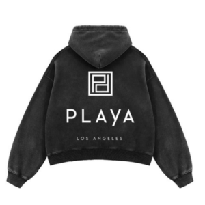 PLAYA Los Angeles Logo Hoodie - Vintage Black